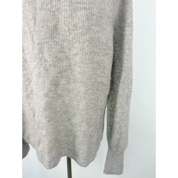 Banana Republic Gray Wool Turtleneck Sweater Womens Large - Picture 7 of 8